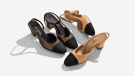 chanel heel on model
